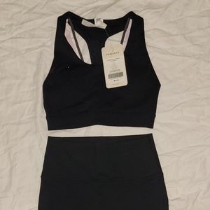 Fabletics sports bra and leggings
